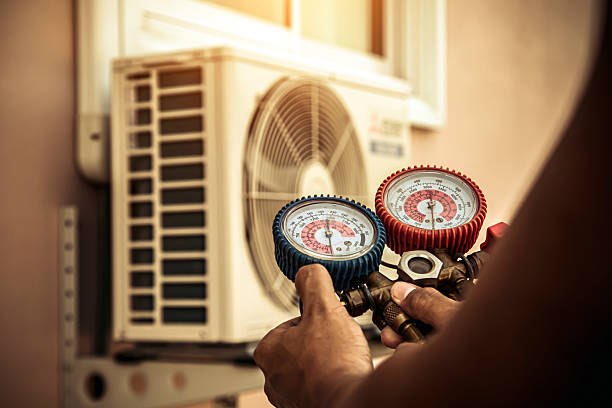 Professional Ac Installation technician working in Street, MD